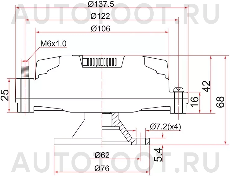 Вискомуфта 1G-FE -ST1621070040 Sat для TOYOTA CHASER, TOYOTA CRESTA, TOYOTA MARK 2