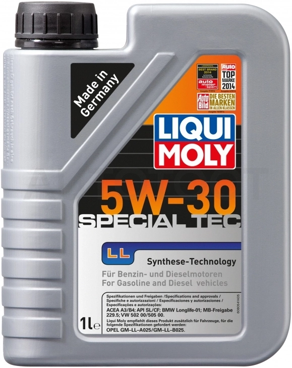 5W-30 Масло моторное синтетическое "Special Tec LL ", 1л