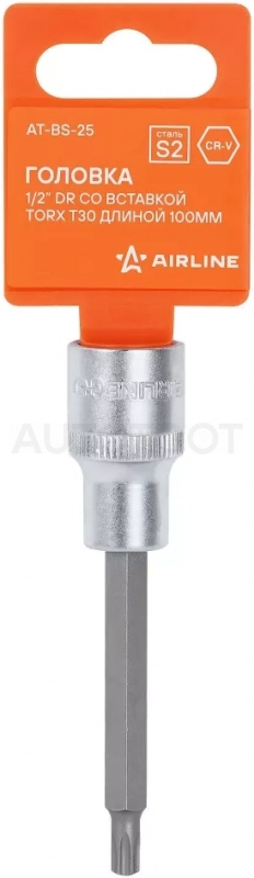 Головка торцевая 1/2" со вставкой TORX T30,L=100мм