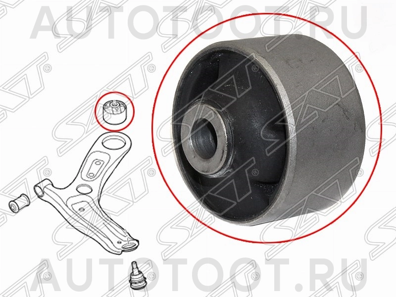 Сайлентблок переднего нижнего рычага задний -ST54584H5000 Sat для KIA RIO, HYUNDAI SOLARIS