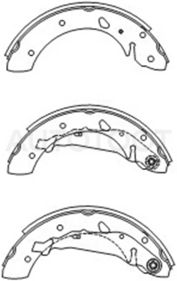 Колодки тормозные барабанные Toyota Avensis (T220) 97-03 - Артикул ST0449505030 - Производитель Sat - Фото, Отзывы, Цены