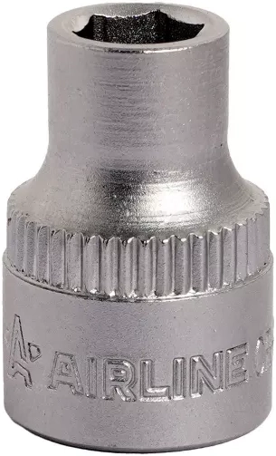 Головка торцевая 3/8" шестигранная 7мм, пласт.подвес - Артикул ATAQ017 - Производитель Airline - Фото, Отзывы, Цены