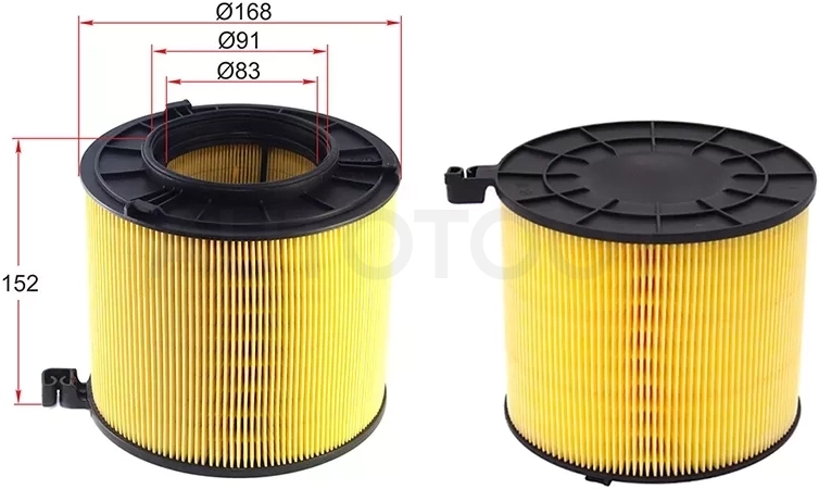 Фильтр воздушный AUDI A4/S4 15-/ A5/S5 16-/ Q5 16