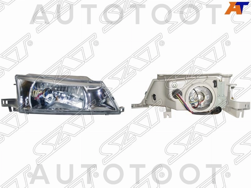 Фара левая хрусталь -ST2221103CL Sat для DAEWOO NEXIA