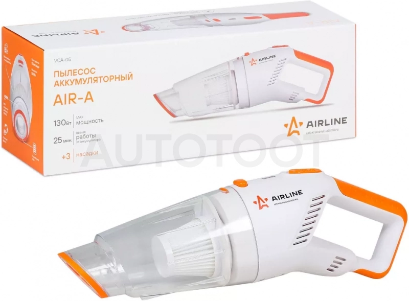 Пылесос аккумуляторный AIR-A 4000PA (130Вт, 0.5л, 2000 mAh)
