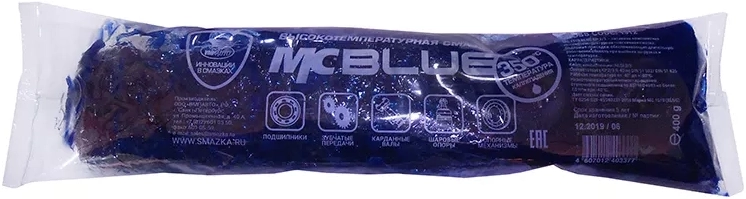 Смазка литиевая высокотемпературная МC 1510 BLUE стик-пакет 400г - Артикул 1312 - Производитель Вмпавто - Фото, Отзывы, Цены