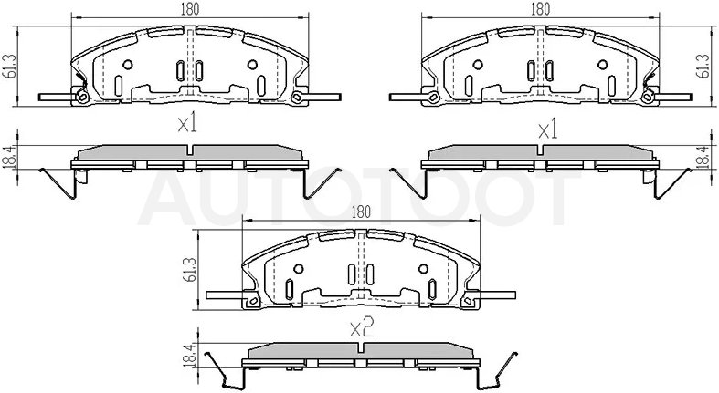 Колодки тормозные перед FORD EXPLORER 3/5 -STDG1Z2001D Sat для BYD BYD
