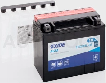 Аккумулятор EXIDE 18Ah 270A обратная полярность(-+)