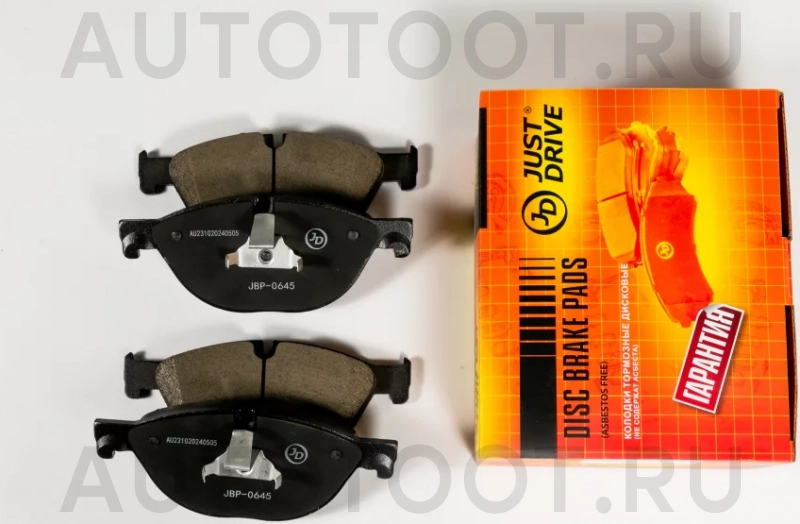 Колодки тормозные дисковые передние GDB1838 - Артикул JBP0645 - Производитель Just Drive - Фото, Отзывы, Цены