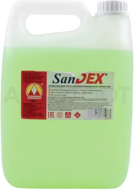 Средство для рук SanDex 4,0л (пнд/т) - Артикул AFSZ01047 - Производитель Autofamily - Фото, Отзывы, Цены