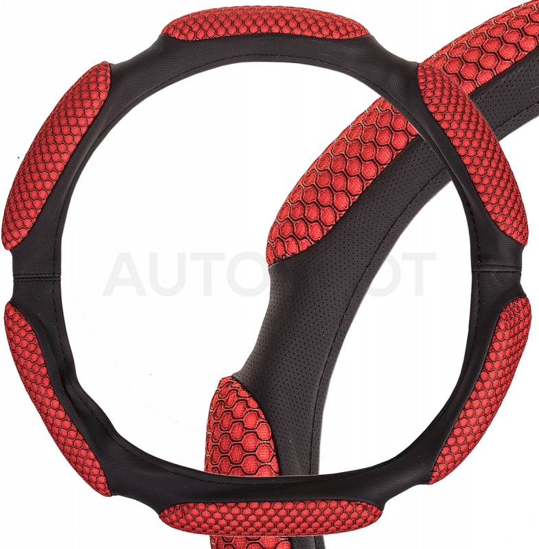 Оплетка SKYWAY Sponge snood 6 подушечек L Красная экокожа