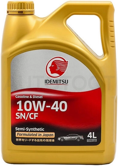 10W-40 Масло моторное полусинтетическое "Gasoline & Diesel Semi-Synthetic ", 4л