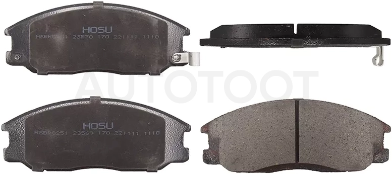 Колодки тормозные (Спереди) Hyundai Santa Fe 00-21 / Grandeur 98-05 / Santa Fe Classic 07-13 / XG 98-05 / SsangYong Actyon 05- / Actyon Sports 06-16 / Kyron 05-16 / Rexton 12-17