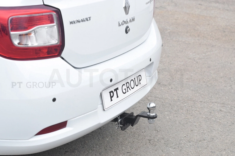 RENAULT Logan 2014-/ Logan Stepway 2018- ТСУ съемный квадрат, фаркоп - Артикул 07031501 - Производитель PT Group - Фото, Отзывы, Цены