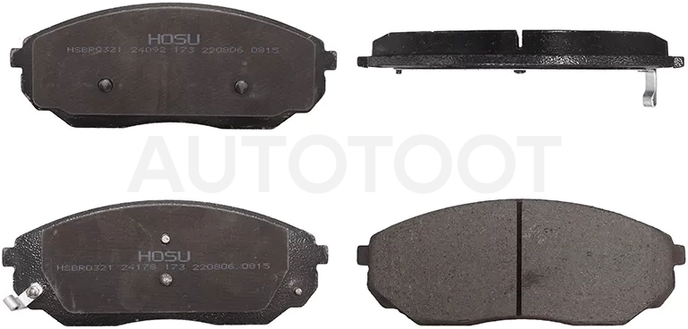 Колодки тормозные (Спереди) Hyundai Santa Fe 05-09 / Kia Sorento 02-13