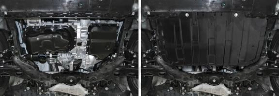 Защита двигателя металлическая -111038251 Автоброня для MAZDA CX-5, MAZDA 3 (AXELA), MAZDA 6 (ATENZA)