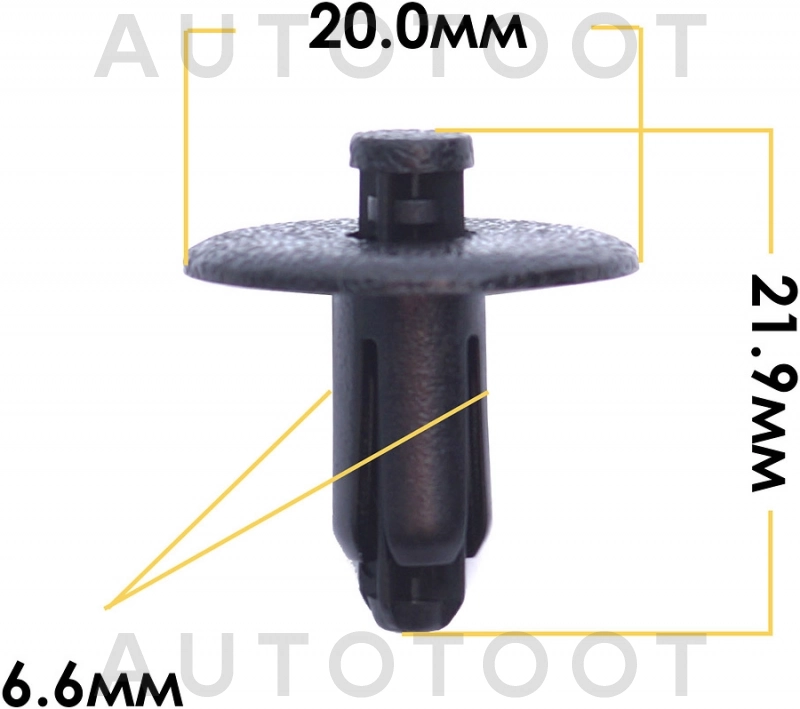 Клипса 91505-SL0-003 -KJ033 Masuma для HONDA INSPIRE, HONDA HR-V, HONDA FR-V, HONDA CR-V, HONDA CIVIC, HONDA ACCORD, SUZUKI ALTO, TOYOTA CARINA, TOYOTA CORONA PREMIO