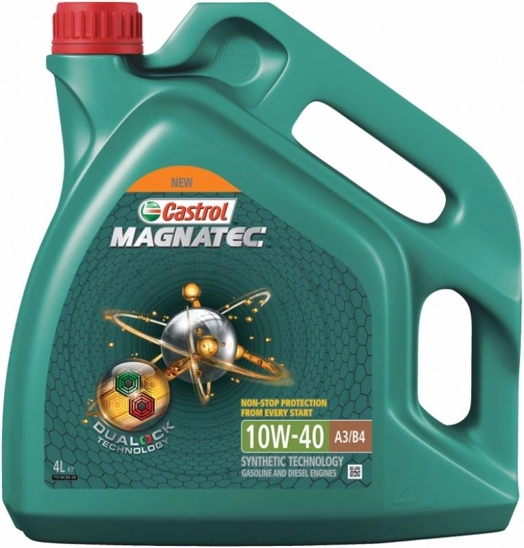 10W-40 CASTROL Magnаtec DUALOCK A3/B4 10W40 4л Масло моторное синтетическое