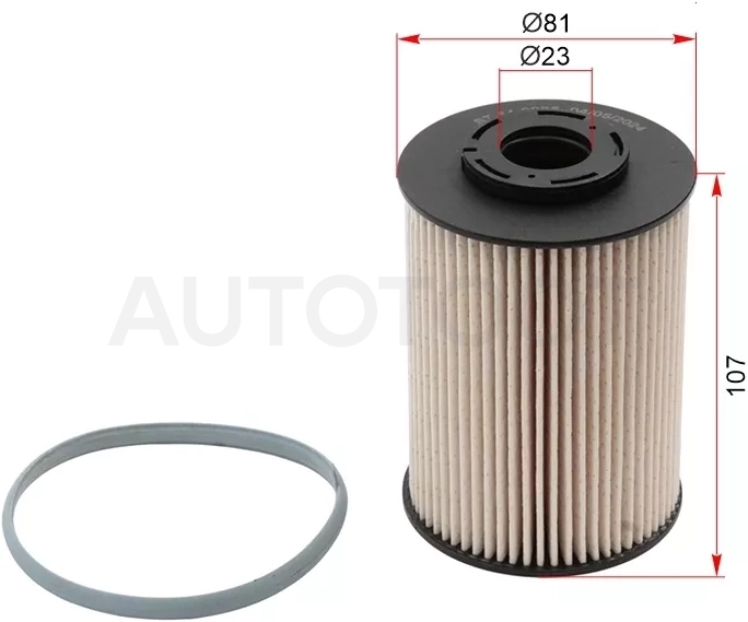 Фильтр топливный FORD MONDEO 07-15 2,0d/ VOLVO C30 06-12/ S40 06-12/ S60 10-18/ S80 06-16/ V40 12