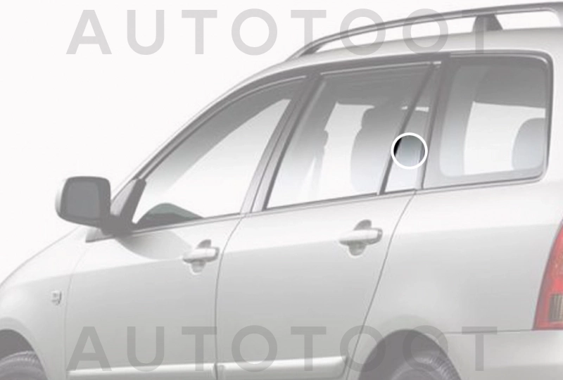 Стекло форточки (уголок) задней левой двери -  для TOYOTA COROLLA FIELDER