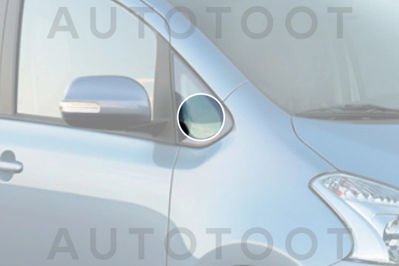 Стекло форточки (уголок) переднее правое -  для TOYOTA RACTIS