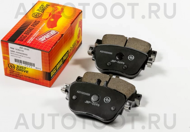 Колодки тормозные дисковые задние GDB2155 - Артикул JBP0696 - Производитель Just Drive - Фото, Отзывы, Цены