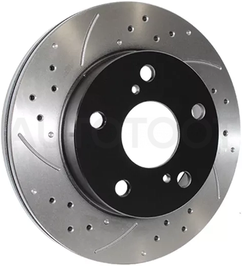 Комплект дисков тормозных передний перфорированные TOYOTA Town/Lite Ace Noah 4WD CR5#/SR50, Estima C