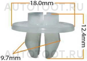 Клипса фары 90189-08002 -KJ422 Masuma для TOYOTA AVENSIS