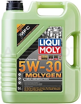 Масло моторное синтетическое Molygen New Generation 5W-30 4л - Артикул 9042 - Производитель Liqui Moly - Фото, Отзывы, Цены