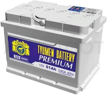 Аккумулятор TYUMEN BATTERY 61Ah 540A прямая полярность (+-)