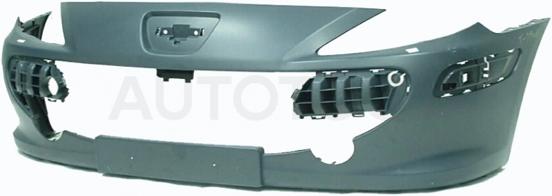 Бампер передний (с отверстиями под омыватели фар) -PG04026BB Tyg для PEUGEOT 307