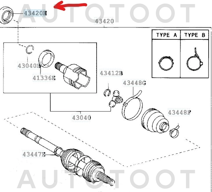 Сальник переднего привода левый -JPB0030 Just Drive для TOYOTA VITZ, TOYOTA YARIS, TOYOTA VOLTZ, TOYOTA FUN CARGO, TOYOTA SPRINTER, TOYOTA AVENSIS, TOYOTA BB, TOYOTA BELTA, TOYOTA CALDINA, TOYOTA CORO