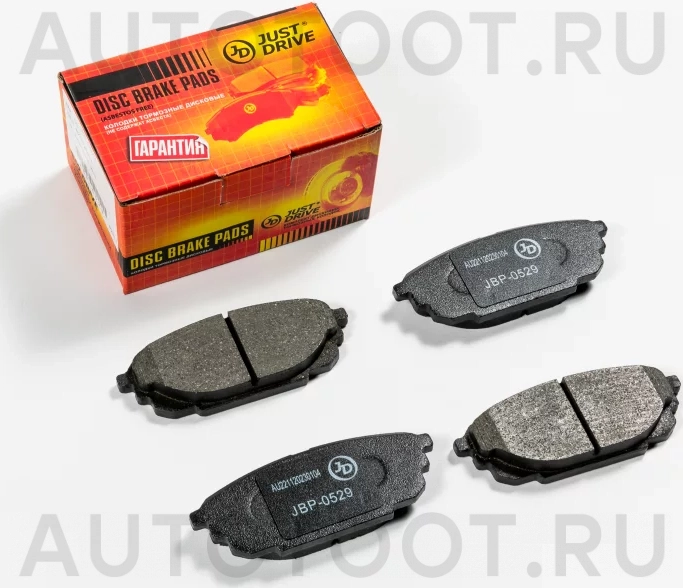 Колодки тормозные дисковые, задние - Артикул JBP0529 - Производитель Just Drive - Фото, Отзывы, Цены