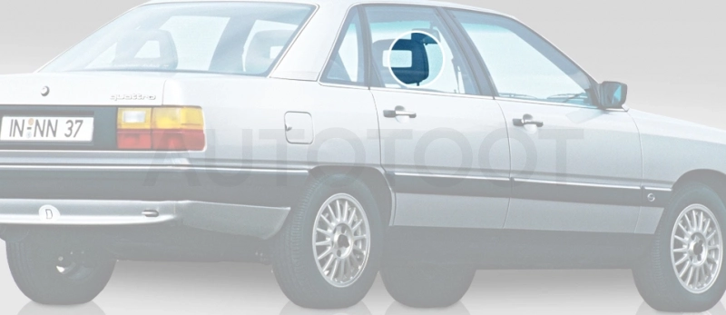 Стекло заднее правое опускное -  для AUDI 100