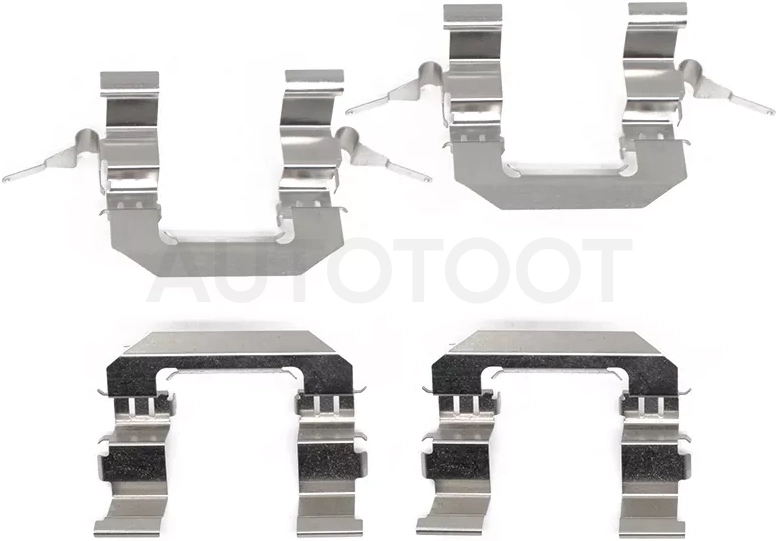 Комплект монтажный тормозных колодок FR NISSAN MURANO Z50/Z51 04-15/NAVARA III 04-/PATHFINDER III 05-14