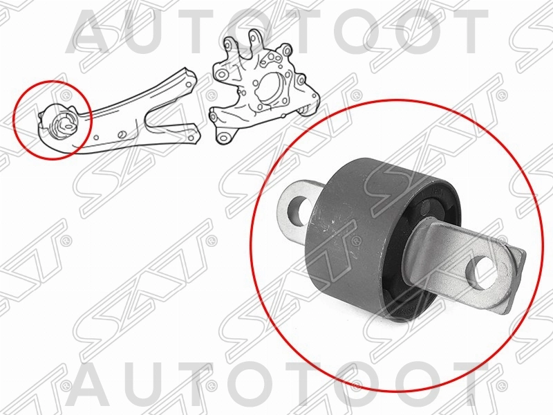 Сайлентблок заднего продольного рычага передний -ST4872548071 Sat для TOYOTA HIGHLANDER, LEXUS RX270, LEXUS RX350, LEXUS RX450H