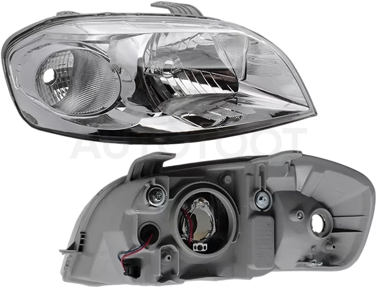 Фара Chevrolet Aveo 05-11 / Daewoo Gentra 05-11 (Справа/ Ручная регулировка/ 4D SED)