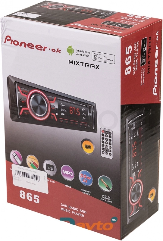 Pioneer Автомагнитола Pioneer.ok 865 - Артикул 865PIONEEROK - Производитель Pioneer - Фото, Отзывы, Цены