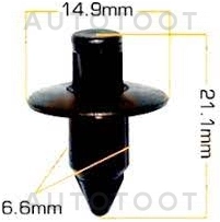 Клипса 90467-07106/MB475401 -KJ034 Masuma для TOYOTA YARIS, TOYOTA VITZ, TOYOTA SEQUOIA, TOYOTA RAUM, TOYOTA PREMIO, TOYOTA ESTIMA, TOYOTA CORONA PREMIO, TOYOTA CORONA, TOYOTA CELICA, TOYOTA CARINA ED