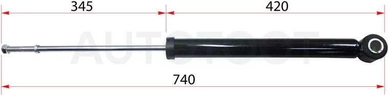 Амортизатор Toyota Isis 04-17 (Сзади/ Справа=Слева) - Артикул ST4853149355 - Производитель Sat - Фото, Отзывы, Цены