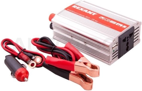 Преобразователь напряжения (инвертор) 12/220V 300W REXANT c USB