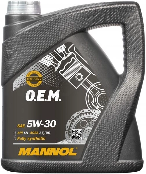 5W-30 MANNOL O.E.M. for Ford Volvo (7707) 4л Масло моторное синтетическое