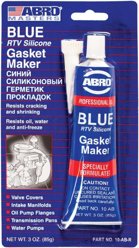Герметик синий силиконовый ABRO 85г