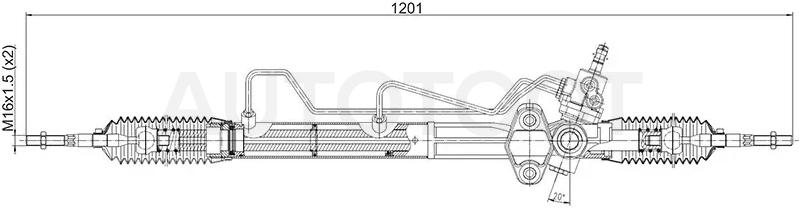 Рейка рулевая MITSUBISHI PAJERO/MONTERO V6#/V7# 00- LHD - Артикул STMR374892 - Производитель Sat - Фото, Отзывы, Цены