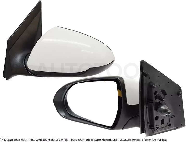 Зеркало Hyundai Solaris 17-22 / Solaris HS 24- (Слева/ Механическое) - Артикул ST160045 - Производитель Sat - Фото, Отзывы, Цены
