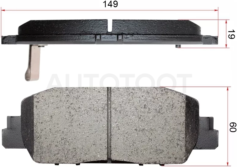 Колодки тормозные (Спереди) Honda Accord 12-16 / Stepwgn 15-21 / Vezel 13-21