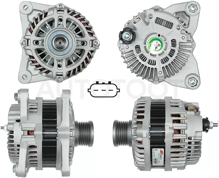 Генератор NISSAN QASHQAI 2.0 07-10/TIIDA 1.6 07-HR16DE/MR20DE 12V 110A