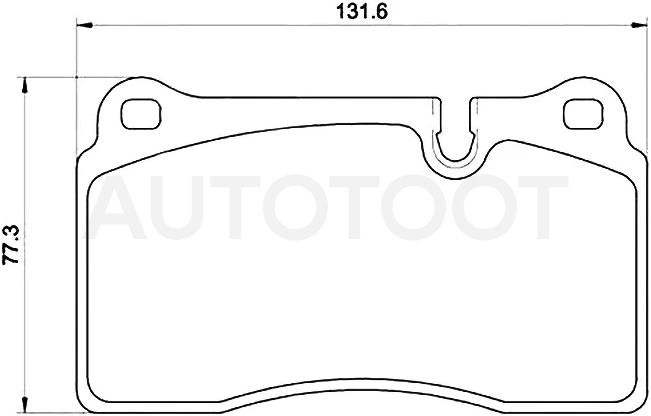 Колодки тормозные (Спереди) Land Rover Range Rover 02-12 / Range Rover Sport 05-13