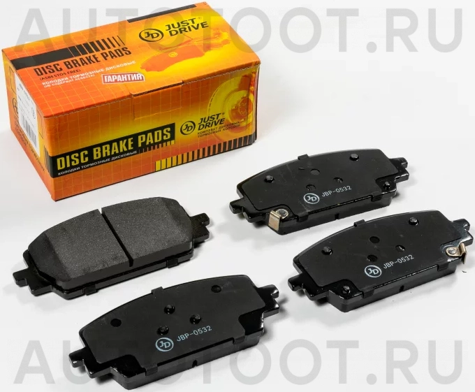 Колодки тормозные дисковые, передние - Артикул JBP0532 - Производитель Just Drive - Фото, Отзывы, Цены