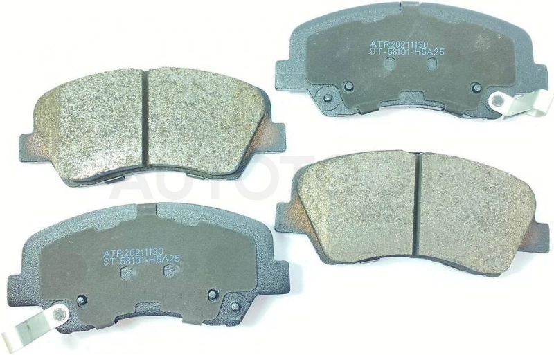 Колодки тормозные передние -ST58101H5A25 Sat для KIA RIO, HYUNDAI SOLARIS, HYUNDAI CRETA